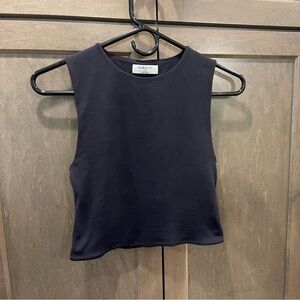 Babaton Black Sleeveless Muscle Tee